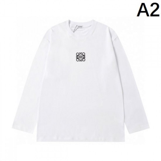 2024FW LOEWE This season's featured new long-sleeved T-shirt with color 2024FW LOEWE This season's featured new long-sleeved T-shirt with color