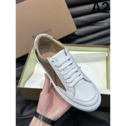 BURBERRY 2024SS Men's Casual Shoes with a Retro Atmosphere