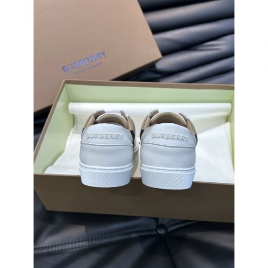 BURBERRY 2024SS Men's Casual Shoes with a Retro Atmosphere BURBERRY 2024SS Men's Casual Shoes with a Retro Atmosphere