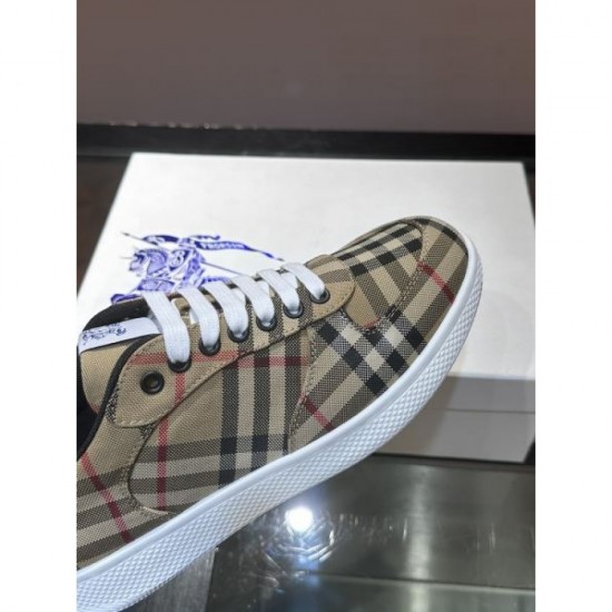 2024FW Men's Casual Shoes BURBERRY Burberry This season's most talked about first-class product 2024FW Men's Casual Shoes BURBERRY Burberry This season's most talked about first-class product
