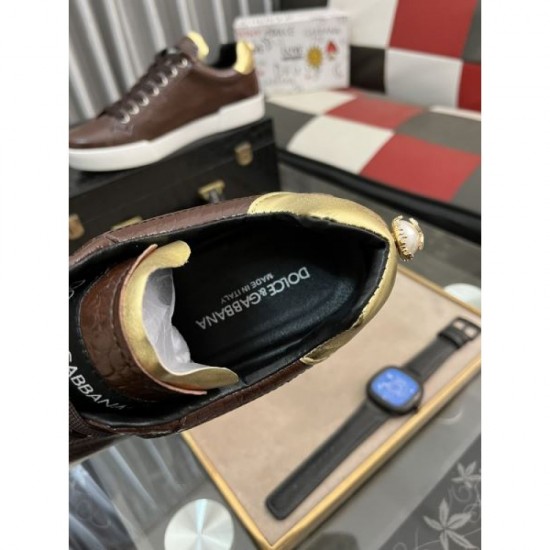 DOLCE & GABBANA Dolce & Gabbana Popular New 2024SS Men's Casual Shoes DOLCE & GABBANA Dolce & Gabbana Popular New 2024SS Men's Casual Shoes