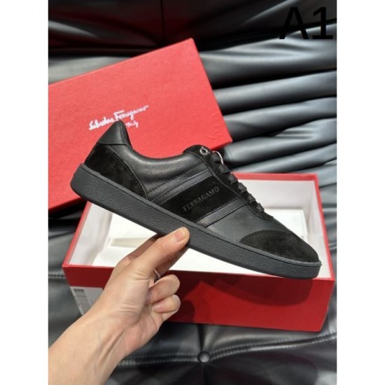 FERRAGAMO Salvatore Ferragamo Popular New 2024SS Men's Casual Shoes FERRAGAMO Salvatore Ferragamo Popular New 2024SS Men's Casual Shoes