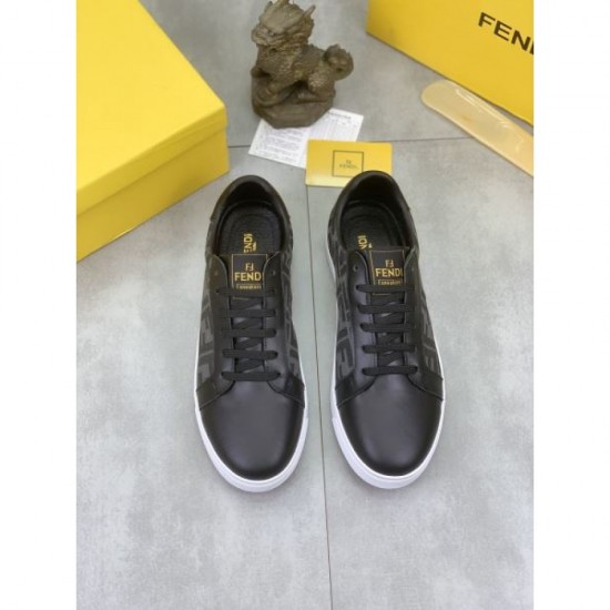 FENDI 2024SS men's casual shoes with sophisticated charm FENDI 2024SS men's casual shoes with sophisticated charm