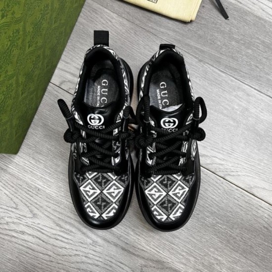 GUCCI Gucci fashion sense is rapidly increasing! 2024SS Men's Casual Shoes GUCCI Gucci fashion sense is rapidly increasing! 2024SS Men's Casual Shoes