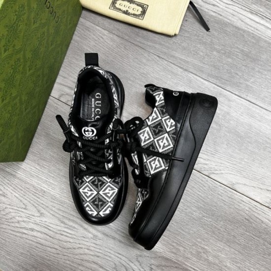 GUCCI Gucci fashion sense is rapidly increasing! 2024SS Men's Casual Shoes GUCCI Gucci fashion sense is rapidly increasing! 2024SS Men's Casual Shoes
