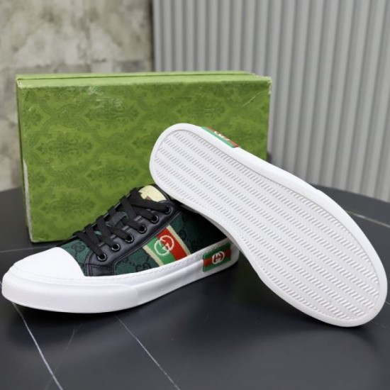 GUCCI Gucci Popular and hugely popular! 2024SS Men's Casual Shoes GUCCI Gucci Popular and hugely popular! 2024SS Men's Casual Shoes