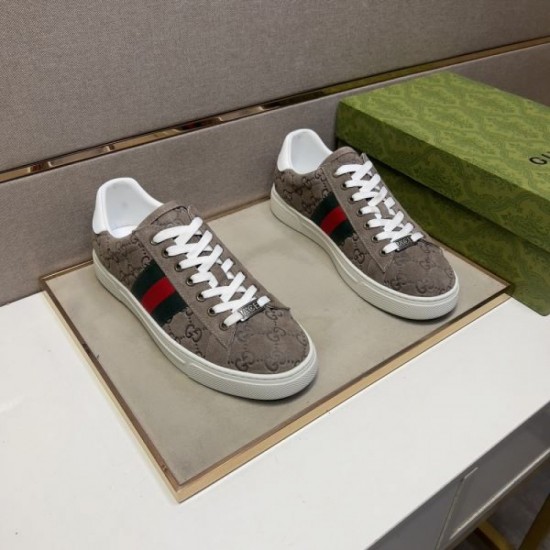 2024FW Men's Casual Shoes GUCCI Gucci Highly Fashionable 2024FW Men's Casual Shoes GUCCI Gucci Highly Fashionable