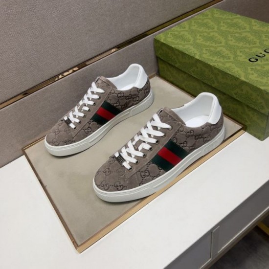 2024FW Men's Casual Shoes GUCCI Gucci Highly Fashionable 2024FW Men's Casual Shoes GUCCI Gucci Highly Fashionable
