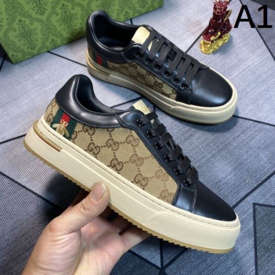 2024FW Men's casual shoes GUCCI Gucci Make you look mature 2024FW Men's casual shoes GUCCI Gucci Make you look mature