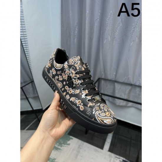 PHILIPP PLEIN Cheap on Sale 2024SS Men's Casual Shoes PHILIPP PLEIN Cheap on Sale 2024SS Men's Casual Shoes