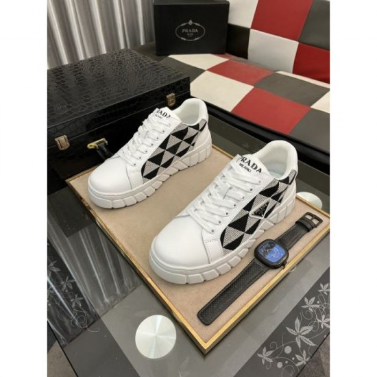 PRADA Stylish Atmosphere 2024SS Men's Casual Shoes PRADA Stylish Atmosphere 2024SS Men's Casual Shoes