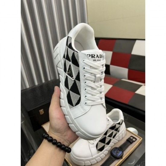 PRADA Stylish Atmosphere 2024SS Men's Casual Shoes PRADA Stylish Atmosphere 2024SS Men's Casual Shoes
