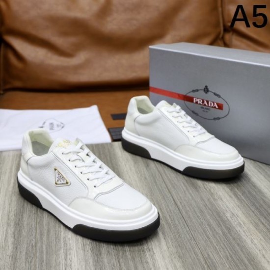 2024FW Men's Casual Shoes PRADA Casual Style 2024FW Men's Casual Shoes PRADA Casual Style