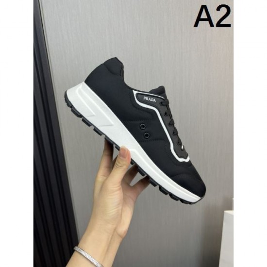 2024FW Men's Casual Shoes PRADA Limited New Items Popular in Autumn/Winter 2024FW Men's Casual Shoes PRADA Limited New Items Popular in Autumn/Winter
