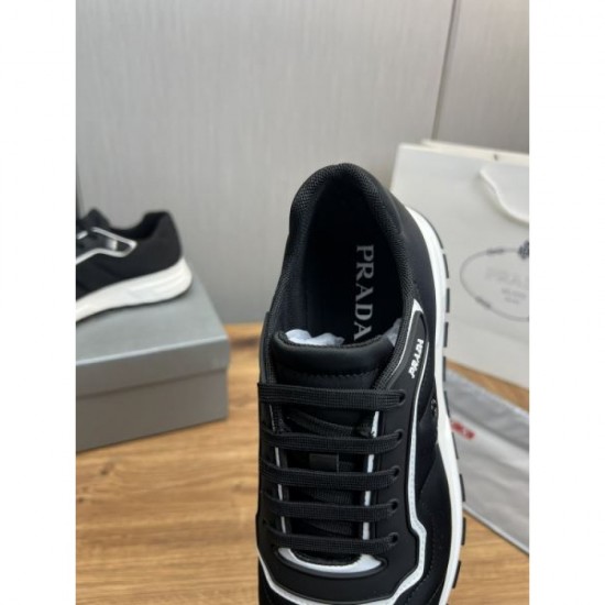 2024FW Men's Casual Shoes PRADA Limited New Items Popular in Autumn/Winter 2024FW Men's Casual Shoes PRADA Limited New Items Popular in Autumn/Winter