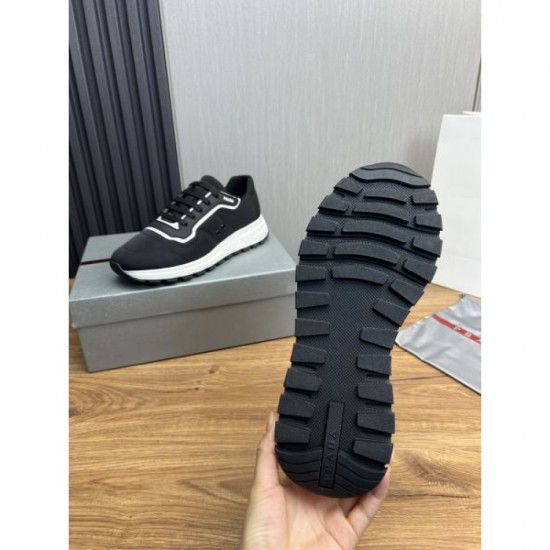 2024FW Men's Casual Shoes PRADA Limited New Items Popular in Autumn/Winter 2024FW Men's Casual Shoes PRADA Limited New Items Popular in Autumn/Winter