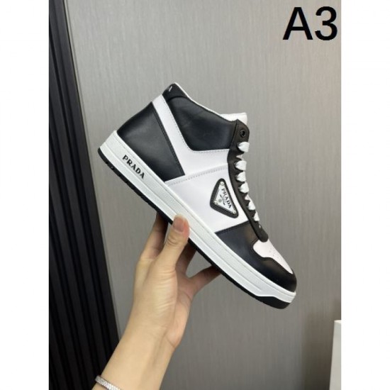 2024FW Men's Casual Shoes PRADA Casual and refreshing feeling 2024FW Men's Casual Shoes PRADA Casual and refreshing feeling