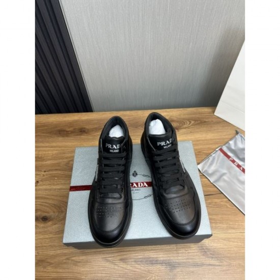 2024FW Men's Casual Shoes PRADA Casual and refreshing feeling 2024FW Men's Casual Shoes PRADA Casual and refreshing feeling