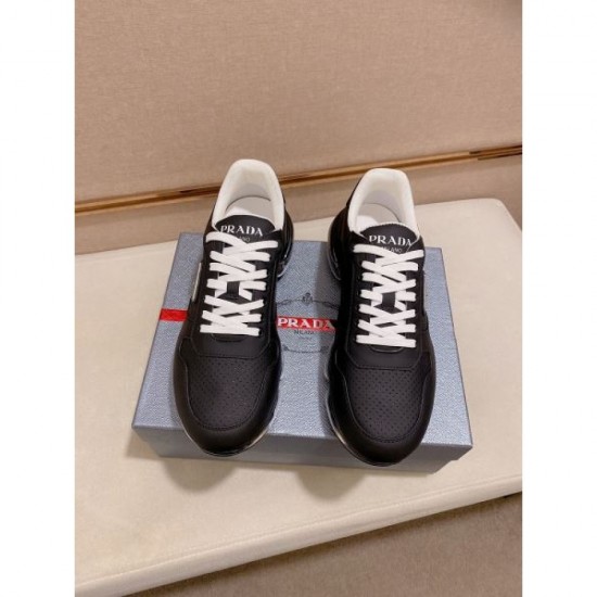 2024FW Men's casual shoes PRADA Prada fashionable for advanced users 2024FW Men's casual shoes PRADA Prada fashionable for advanced users