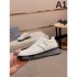 2024FW Men's Casual Shoes PRADA Beautiful Color Check Autumn/Winter