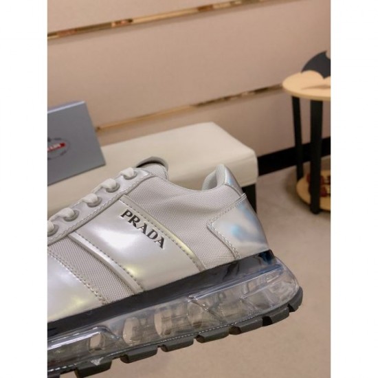 2024FW Men's Casual Shoes PRADA Beautiful Color Check Autumn/Winter 2024FW Men's Casual Shoes PRADA Beautiful Color Check Autumn/Winter