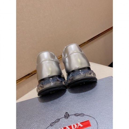 2024FW Men's Casual Shoes PRADA Beautiful Color Check Autumn/Winter 2024FW Men's Casual Shoes PRADA Beautiful Color Check Autumn/Winter