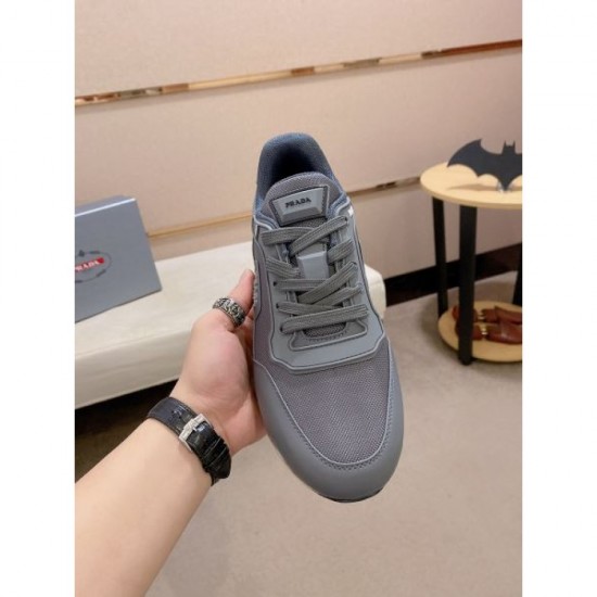 2024FW Men's Casual Shoes PRADA Prada's wonderful coordination attracts attention 2024FW Men's Casual Shoes PRADA Prada's wonderful coordination attracts attention
