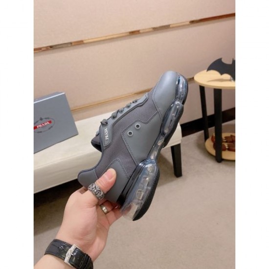 2024FW Men's Casual Shoes PRADA Prada's wonderful coordination attracts attention 2024FW Men's Casual Shoes PRADA Prada's wonderful coordination attracts attention