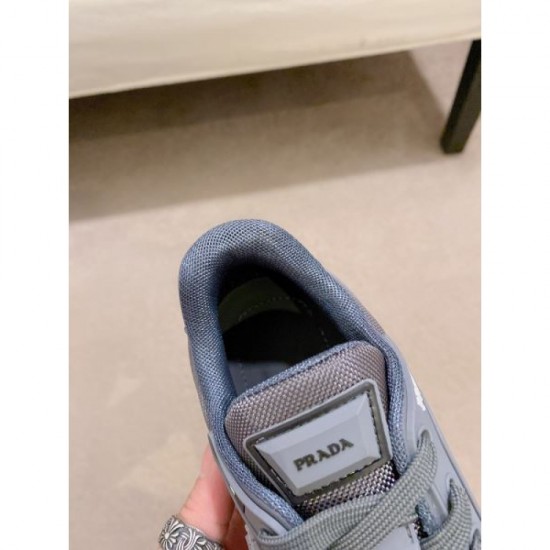 2024FW Men's Casual Shoes PRADA Prada's wonderful coordination attracts attention 2024FW Men's Casual Shoes PRADA Prada's wonderful coordination attracts attention