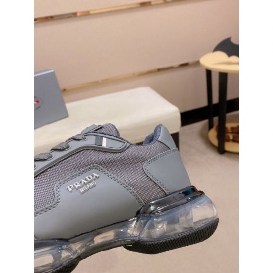 2024FW Men's Casual Shoes PRADA Prada's wonderful coordination attracts attention 2024FW Men's Casual Shoes PRADA Prada's wonderful coordination attracts attention