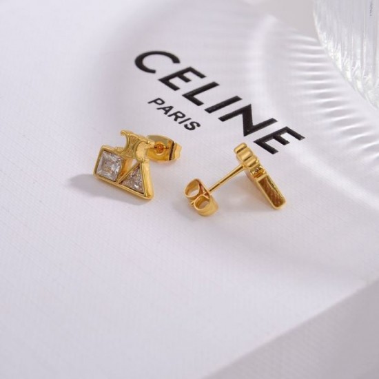 Light up your casual style 2024SS earrings CELINE Light up your casual style 2024SS earrings CELINE