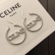 Spring new adult stylish 2024SS earrings CELINE Spring new adult stylish 2024SS earrings CELINE