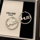 Spring new adult stylish 2024SS earrings CELINE Spring new adult stylish 2024SS earrings CELINE