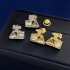 2024SS CELINE Celine earrings have a fashionable feel this season