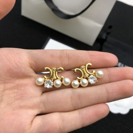 CELINE Celine Popular Sale 100% New 2024SS Earrings CELINE Celine Popular Sale 100% New 2024SS Earrings