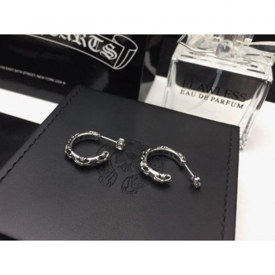 CHROME HEARTS 2024SS earrings with nice logo CHROME HEARTS 2024SS earrings with nice logo