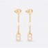 Magazine published new spring/summer arrival 2024SS earrings DIOR Dior
