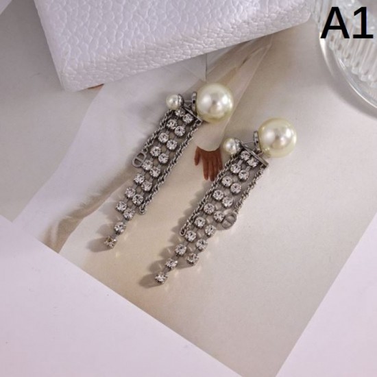 2024SS DIOR Dior earrings New spring/summer style added 2024SS DIOR Dior earrings New spring/summer style added