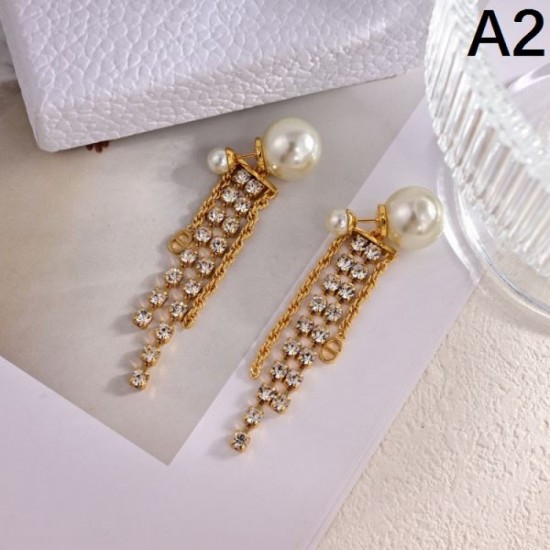 2024SS DIOR Dior earrings New spring/summer style added 2024SS DIOR Dior earrings New spring/summer style added