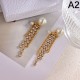 2024SS DIOR Dior earrings New spring/summer style added 2024SS DIOR Dior earrings New spring/summer style added