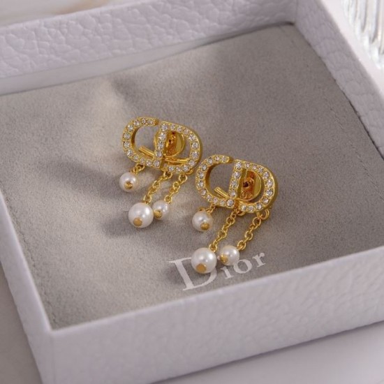 2024SS DIOR Dior earrings Simple and easy to mix and match 2024SS DIOR Dior earrings Simple and easy to mix and match