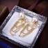 2024SS DIOR Dior earrings A continuing trend in spring and summer