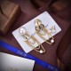 2024SS DIOR Dior earrings A continuing trend in spring and summer 2024SS DIOR Dior earrings A continuing trend in spring and summer