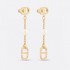 2024SS DIOR Dior earrings outstanding brand print