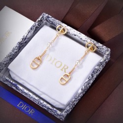 2024SS DIOR Dior earrings outstanding brand print