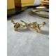 2024SS FENDI Earrings Used by celebrities and celebrities 2024SS FENDI Earrings Used by celebrities and celebrities