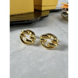 2024SS FENDI FENDI earrings New summer item that will be loved by many users