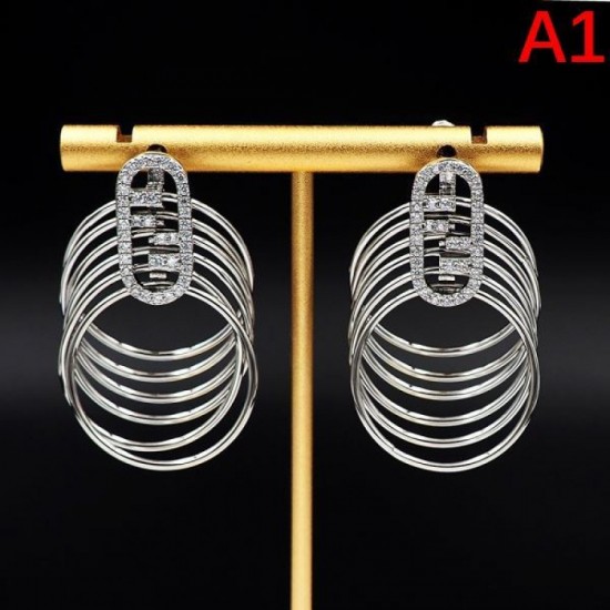 FENDI Attractive Style 2024SS Earrings FENDI Attractive Style 2024SS Earrings