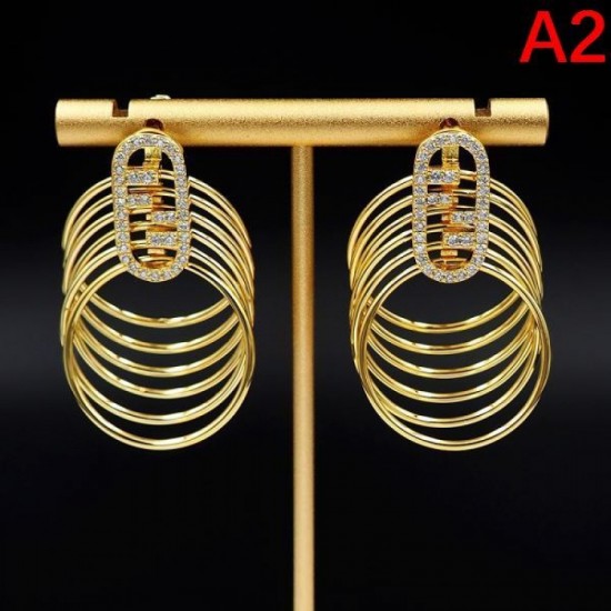 FENDI Attractive Style 2024SS Earrings FENDI Attractive Style 2024SS Earrings