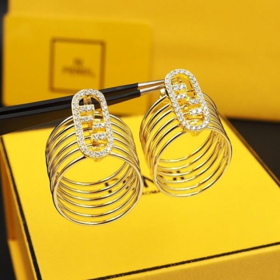 FENDI Attractive Style 2024SS Earrings FENDI Attractive Style 2024SS Earrings
